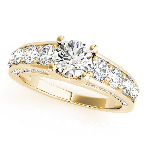 Round Trellis Diamond Engagement Ring · 2.33 ct tw