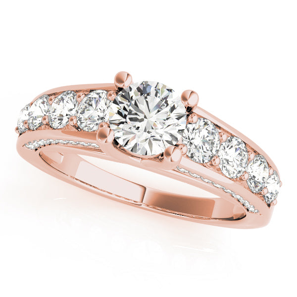 Round Trellis Diamond Engagement Ring · 2.33 ct tw
