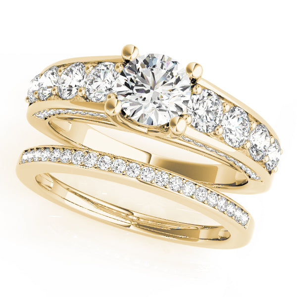 Round Trellis Diamond Engagement Ring · 2.33 ct tw