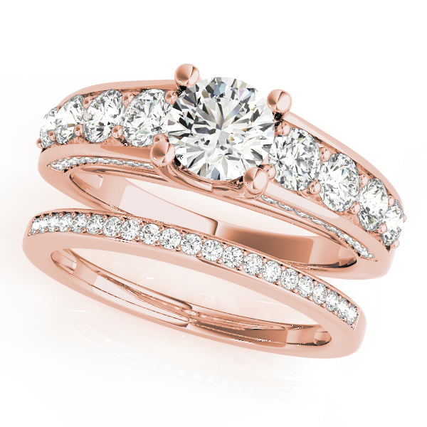 Round Trellis Diamond Engagement Ring · 2.33 ct tw