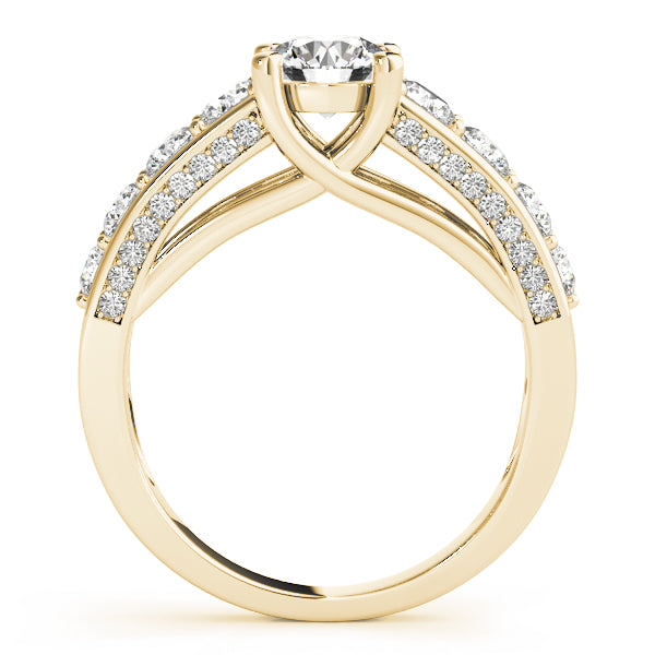 Round Trellis Diamond Engagement Ring · 3.44 ct tw