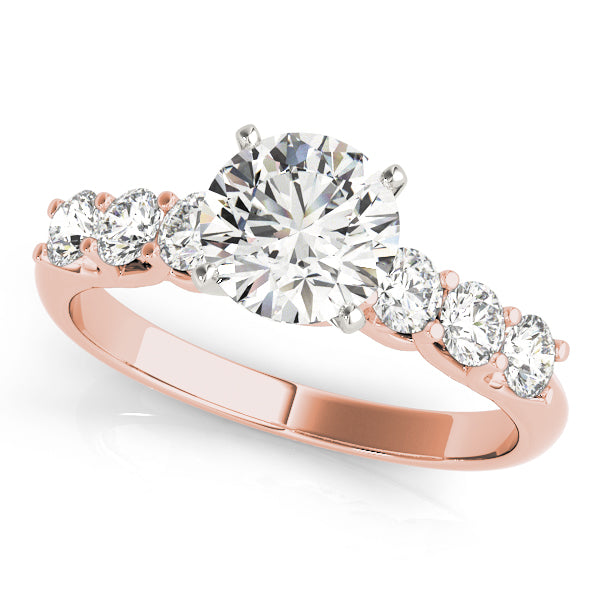 Single Row Prong Set Diamond Engagement Ring · 0.18 ct tw