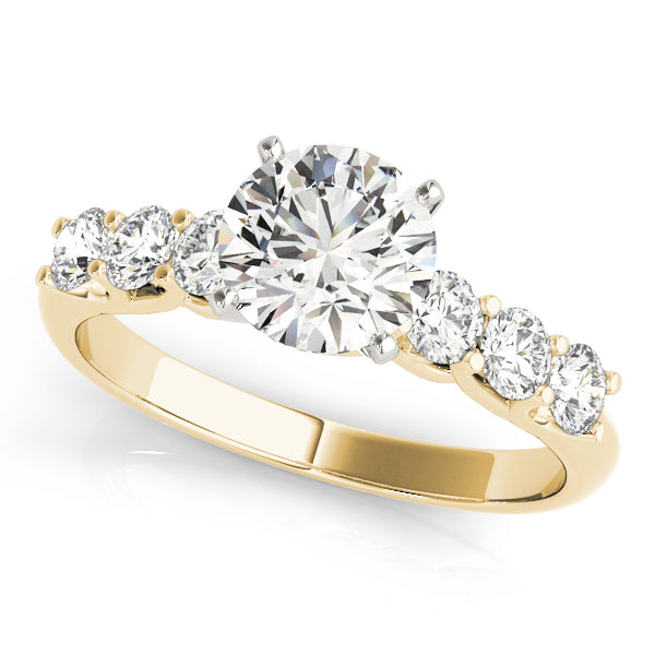 Single Row Prong Set Diamond Engagement Ring · 0.90 ct tw