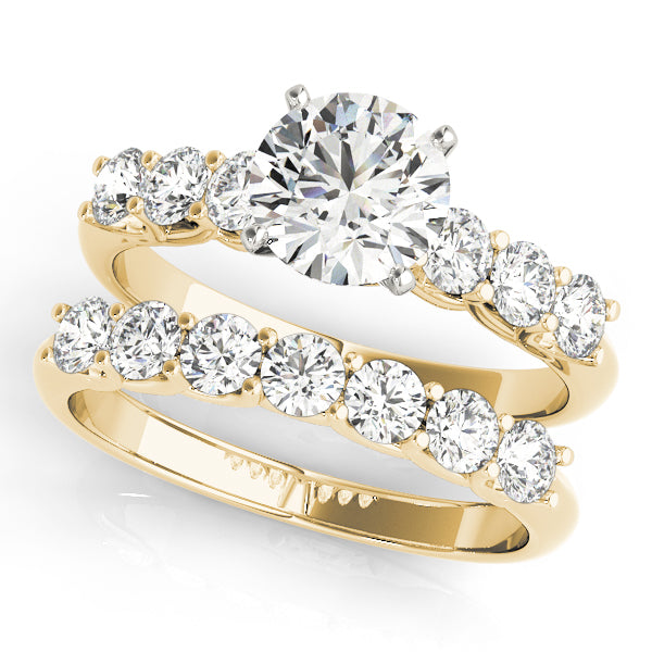 Single Row Prong Set Diamond Engagement Ring · 0.90 ct tw