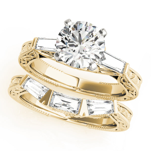 Baguette Three-Stone Diamond Engagement Ring · 0.50 ct tw