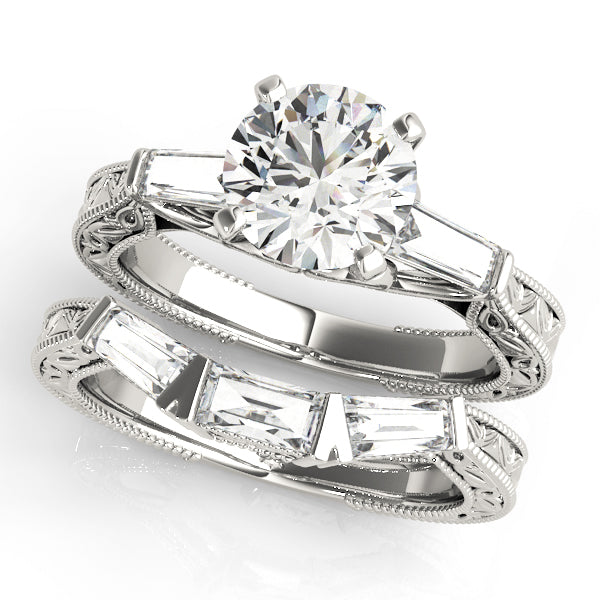 Baguette Three-Stone Diamond Engagement Ring · 0.50 ct tw