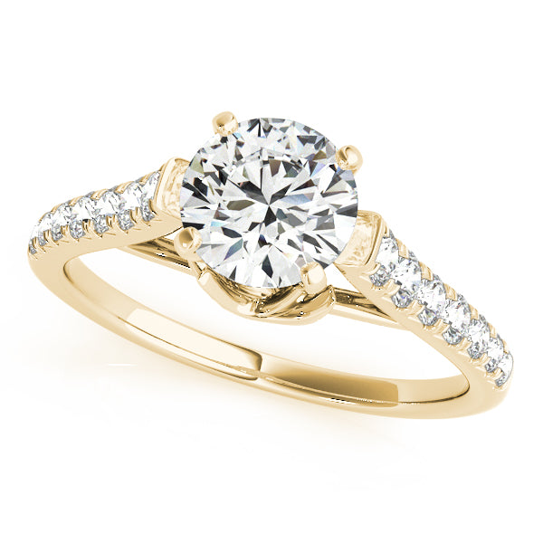 Single Row Prong Set Diamond Engagement Ring · 0.38 ct tw
