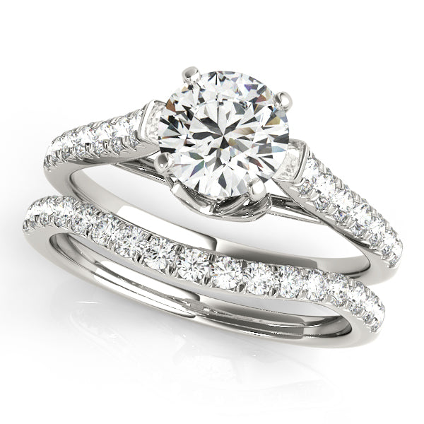 Single Row Prong Set Diamond Engagement Ring · 0.38 ct tw