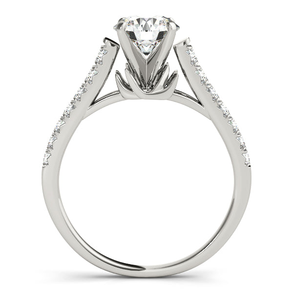 Single Row Prong Set Diamond Engagement Ring · 0.38 ct tw