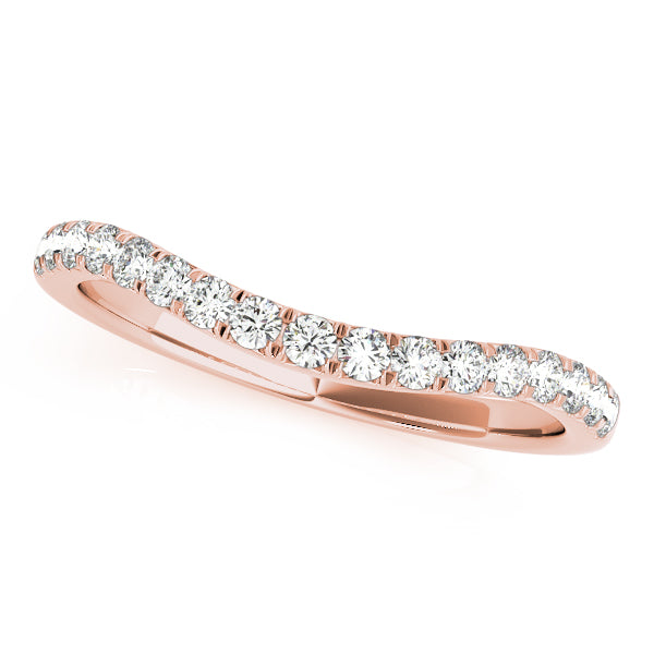 Curved Diamond Wedding Band · 0.26 ct tw