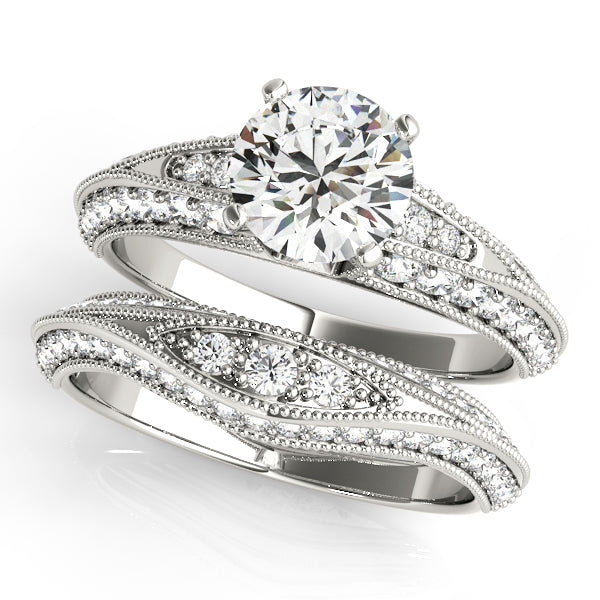 Multi-Row Diamond Engagement Ring · 0.50 ct tw