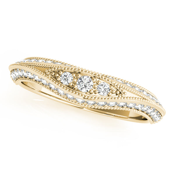 Curved Diamond Wedding Band · 0.32 ct tw