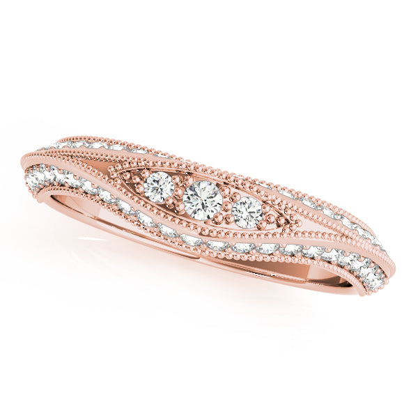 Curved Diamond Wedding Band · 0.32 ct tw