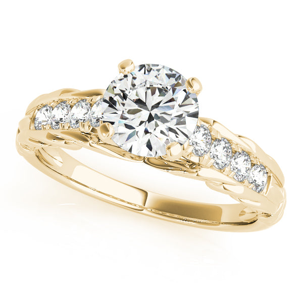 Single Row Prong Set Diamond Engagement Ring · 0.14 ct tw