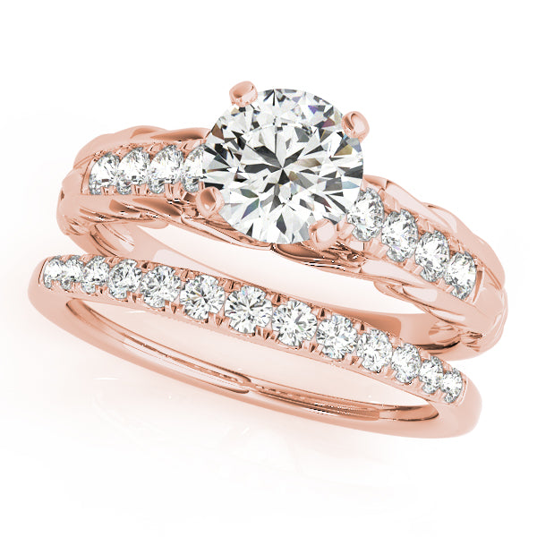 Single Row Prong Set Diamond Engagement Ring · 0.14 ct tw