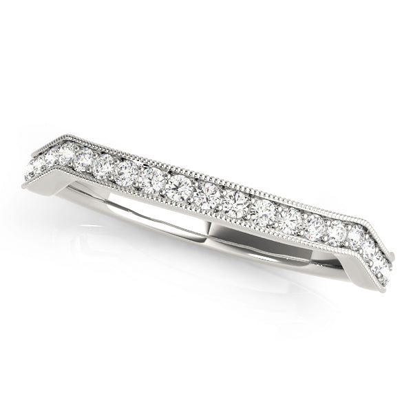 Curved Diamond Wedding Band · 0.17 ct tw