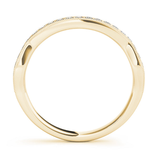 Curved Diamond Wedding Band · 0.17 ct tw