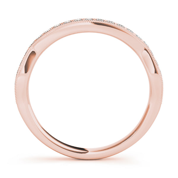 Curved Diamond Wedding Band · 0.17 ct tw
