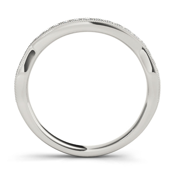Curved Diamond Wedding Band · 0.17 ct tw