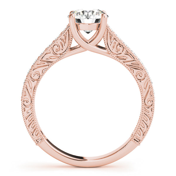 Round Trellis Diamond Engagement Ring · 1.24 ct tw