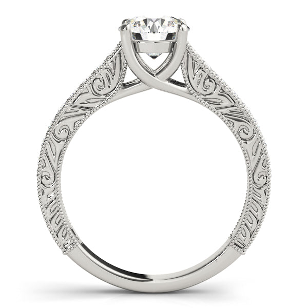 Round Trellis Diamond Engagement Ring · 1.24 ct tw