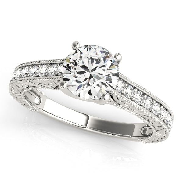 Round Trellis Diamond Engagement Ring · 2.24 ct tw