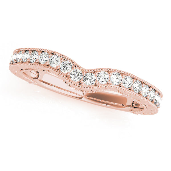 Curved Diamond Wedding Band · 0.27 ct tw