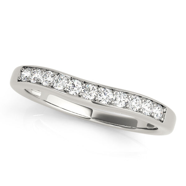 Curved Diamond Wedding Band · 0.28 ct tw