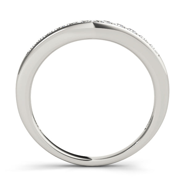 Curved Diamond Wedding Band · 0.28 ct tw