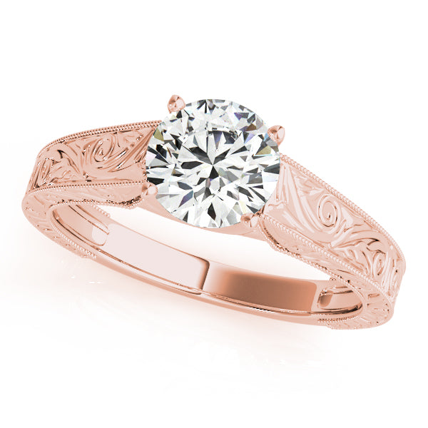 Round Trellis Diamond Engagement Ring · 1.50 ct tw