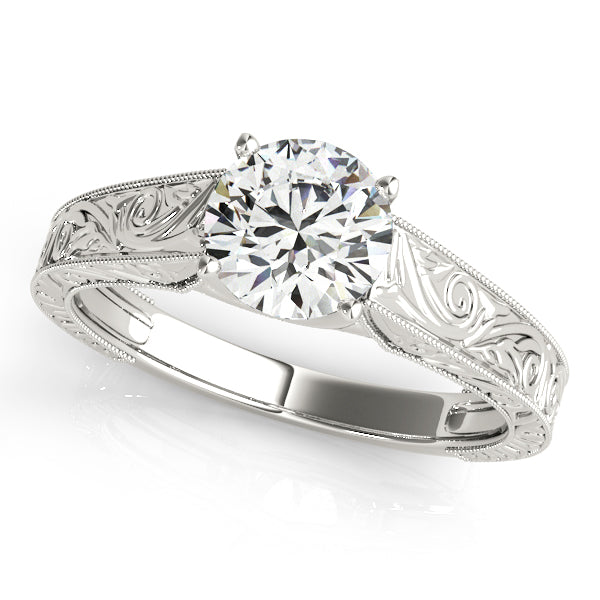 Round Trellis Diamond Engagement Ring · 1.00 ct tw