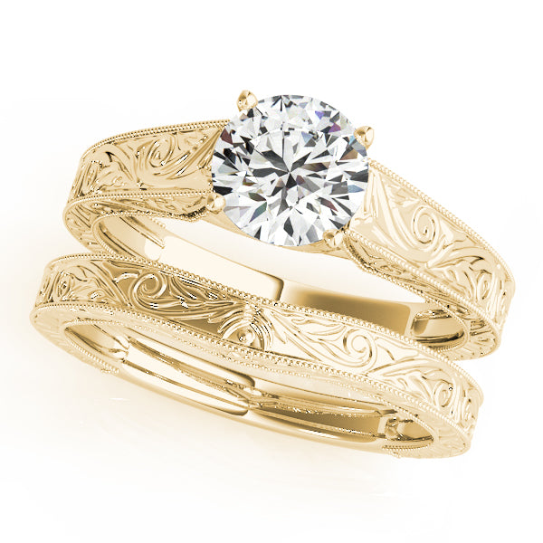 Round Trellis Diamond Engagement Ring · 2.00 ct tw