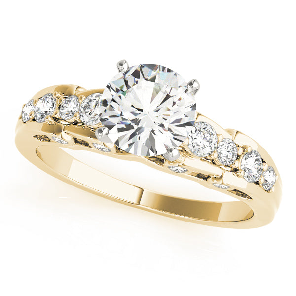 Single Row Prong Set Diamond Engagement Ring · 0.31 ct tw