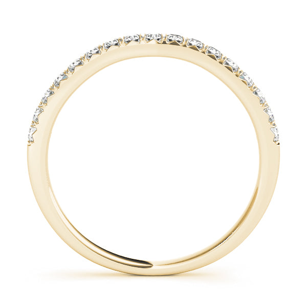 Curved Diamond Wedding Band · 0.30 ct tw