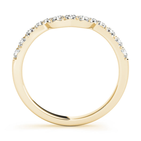 Curved Diamond Wedding Band · 0.39 ct tw