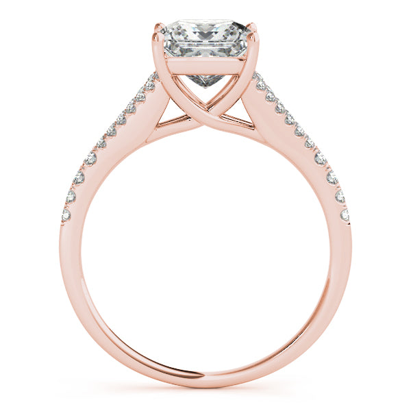 Square Multi-Row Diamond Engagement Ring · 0.93 ct tw