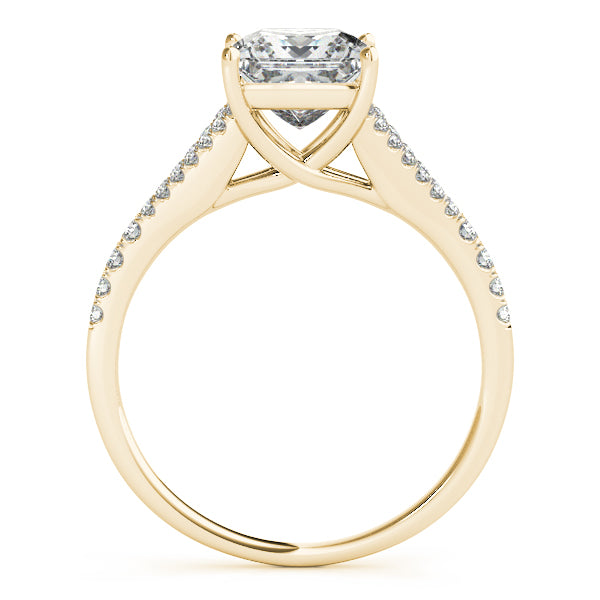 Square Multi-Row Diamond Engagement Ring · 0.93 ct tw