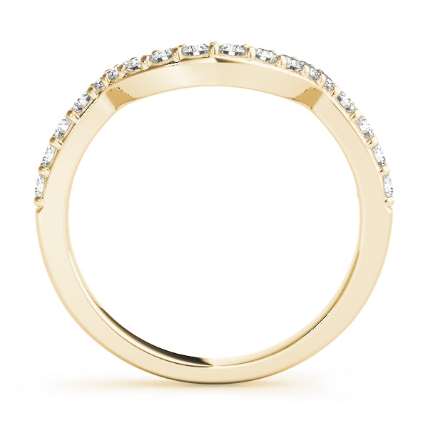 Curved Diamond Wedding Band · 0.36 ct tw