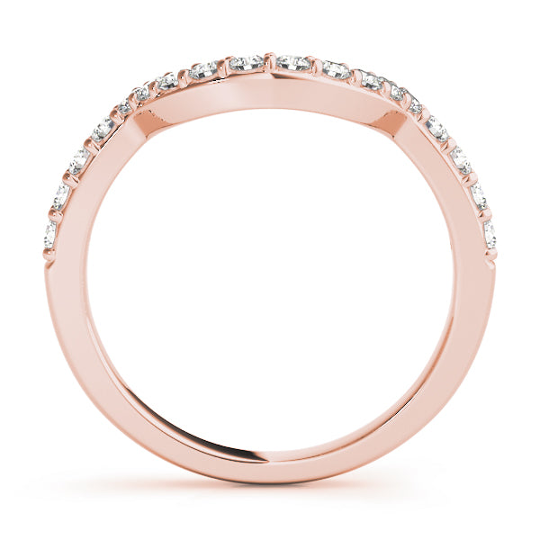 Curved Diamond Wedding Band · 0.36 ct tw