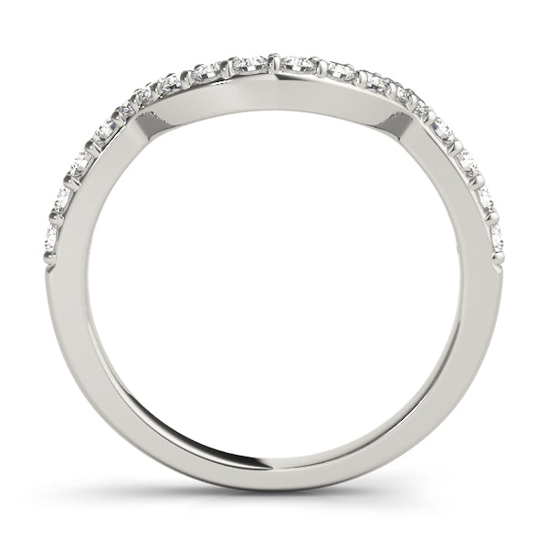 Curved Diamond Wedding Band · 0.30 ct tw