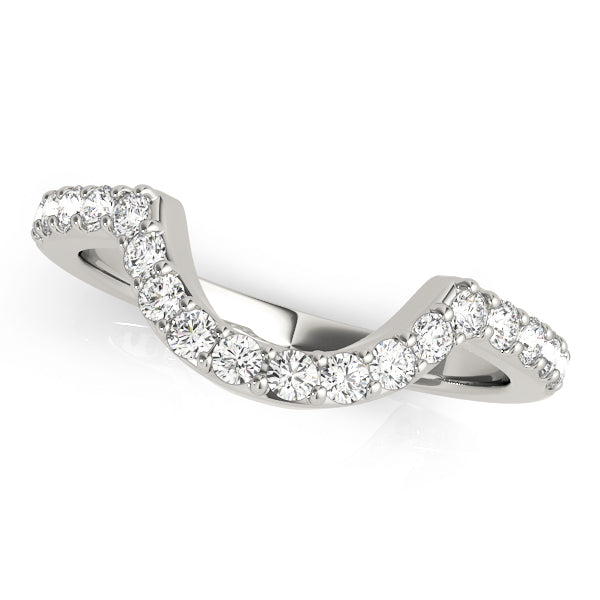 Curved Diamond Wedding Band · 0.30 ct tw