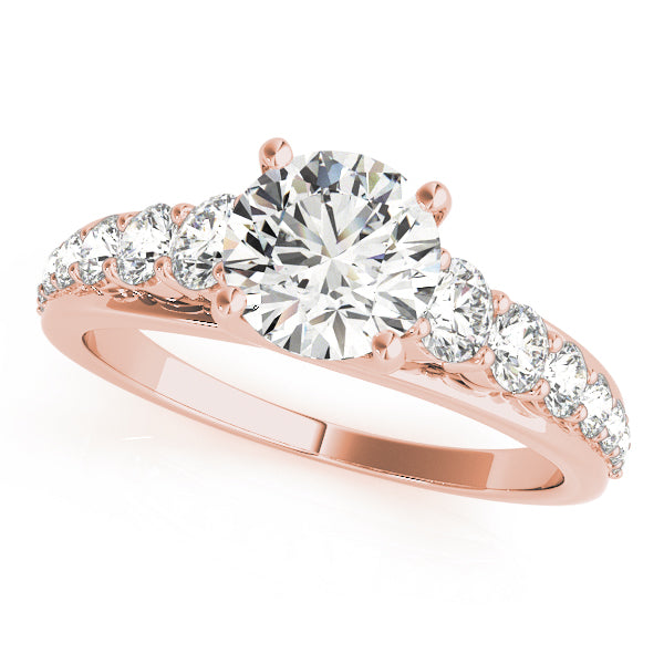 Round Trellis Diamond Engagement Ring · 1.58 ct tw