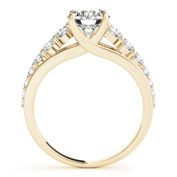 Round Trellis Diamond Engagement Ring · 1.58 ct tw