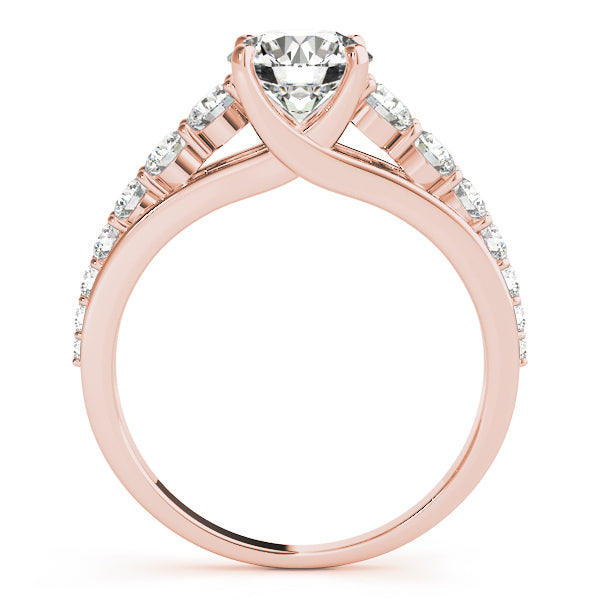 Round Trellis Diamond Engagement Ring · 1.58 ct tw