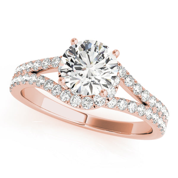 Round Bypass Diamond Engagement Ring · 1.31 ct tw