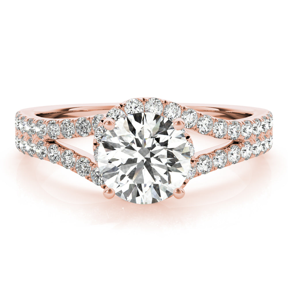 Round Bypass Diamond Engagement Ring · 2.31 ct tw