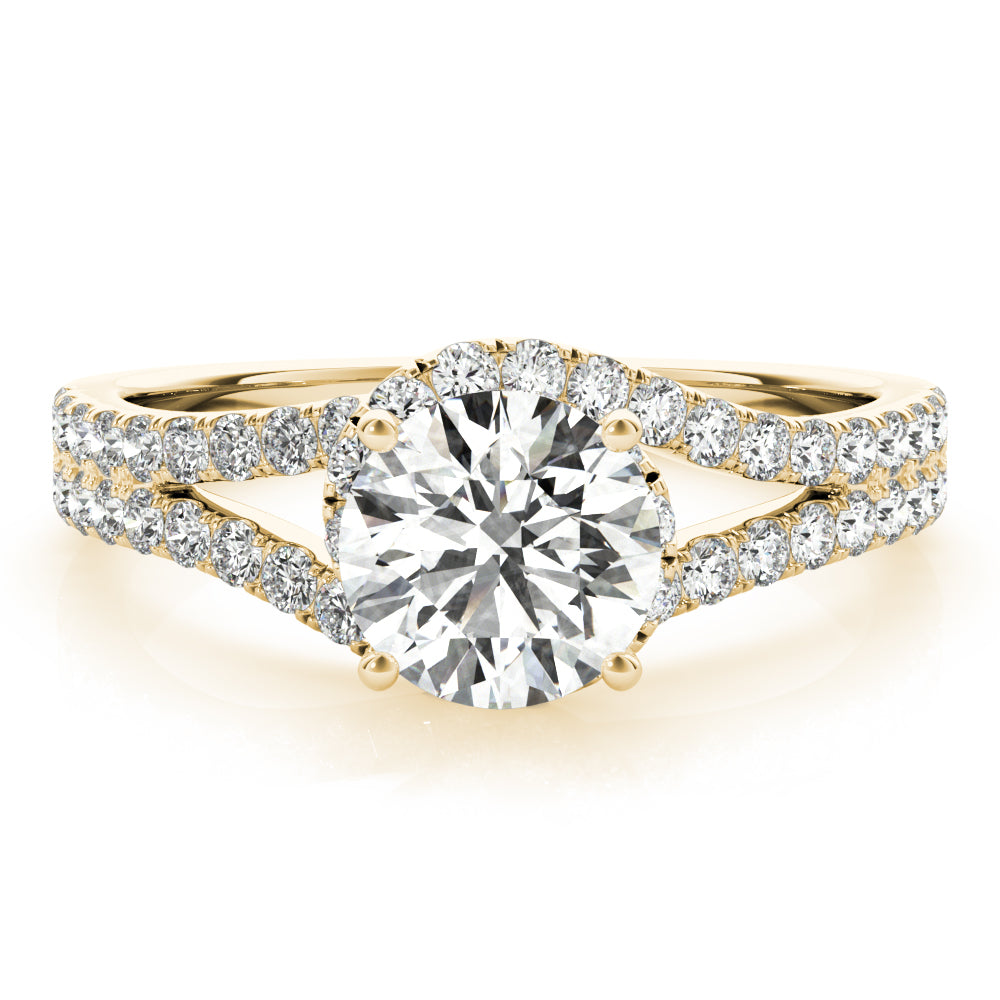 Round Bypass Diamond Engagement Ring · 1.81 ct tw