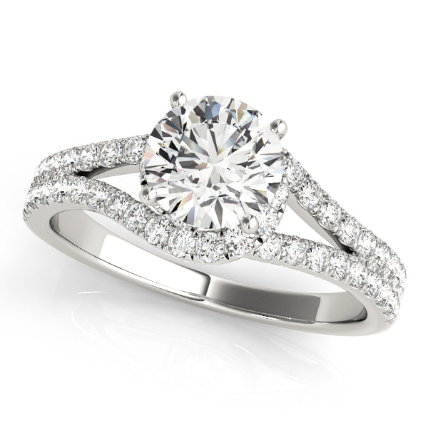 Round Bypass Diamond Engagement Ring · 1.31 ct tw