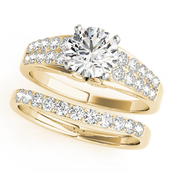 Multi-Row Diamond Engagement Ring · 0.47 ct tw
