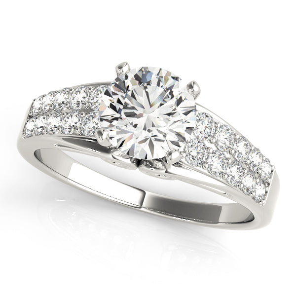 Multi-Row Diamond Engagement Ring · 0.47 ct tw
